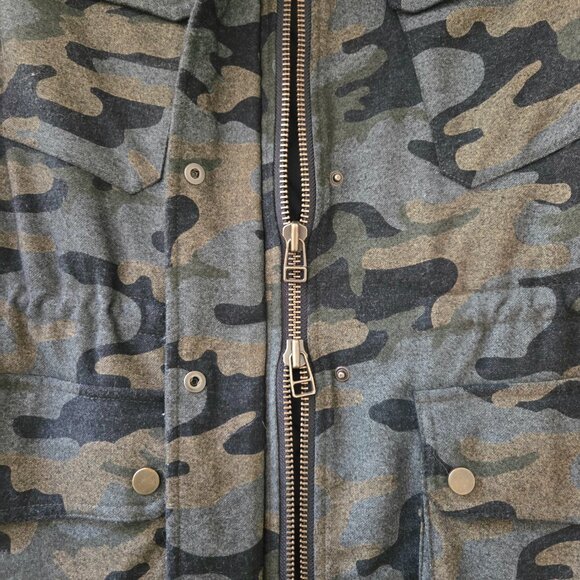Veronica Beard Camouflage Wool Blend Utility Jacket  S8 - Picture 14 of 15